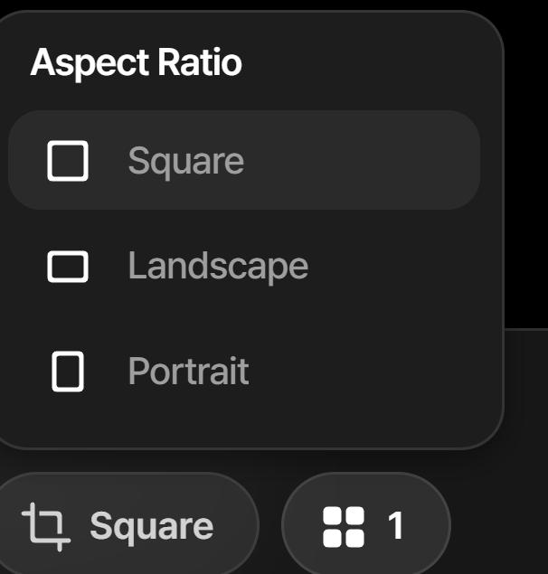 Aspect Ratio options on Voyages