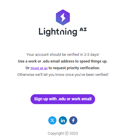 LightningAI Verification