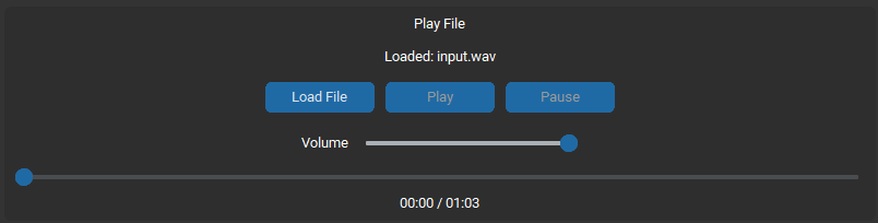 Sound File Inferencing