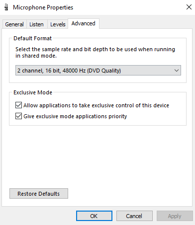 Virtual Audio Cable Properties