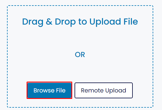 Upload Input
